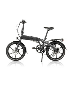 Genial lille folde elcykel - Strømstad flex - LG batteri diskret i rammen. 