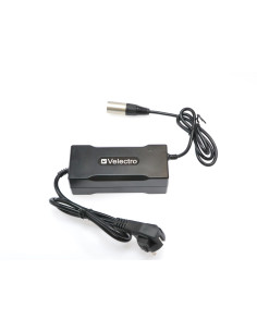 Køb 36 volt oplader til Promovec her! Oplader med XLR 4-pin stik 